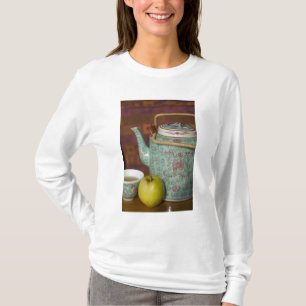 China, Hong Kong. Traditional Chinese teapot & 2 T-Shirt
