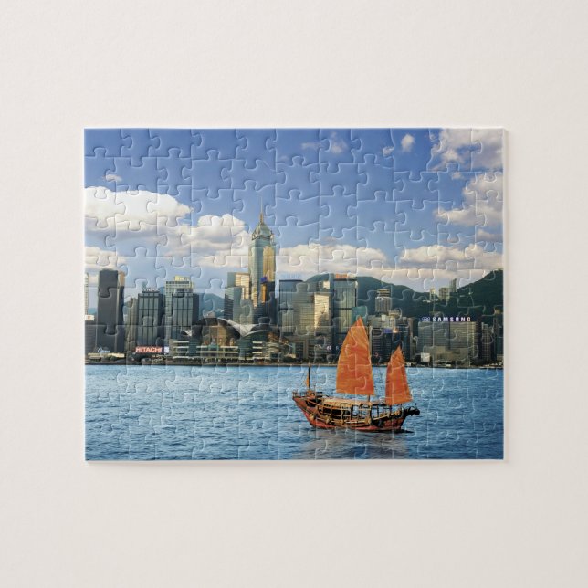 China; Hong Kong; Victoria Harbour; Harbour; A Jigsaw Puzzle (Horizontal)