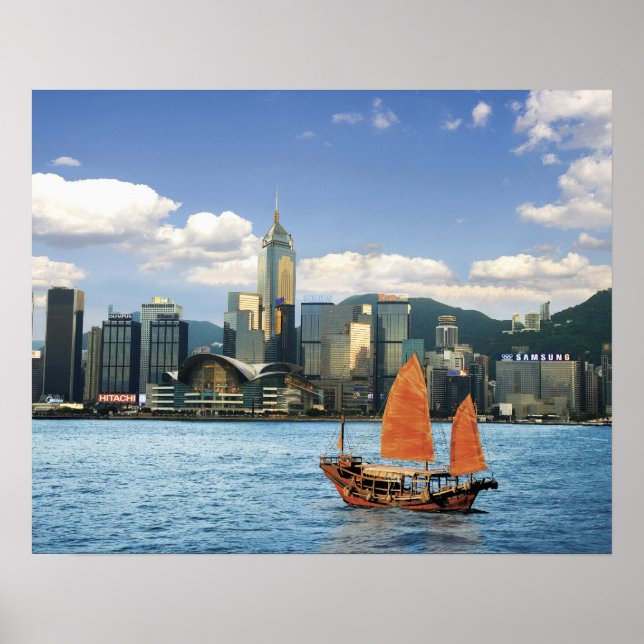 China; Hong Kong; Victoria Harbour; Harbour; A Poster (Front)