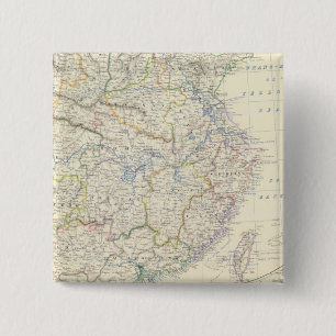 China, Japan 15 Cm Square Badge