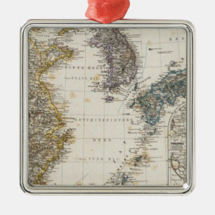 China, Korea, Japan Metal Tree Decoration