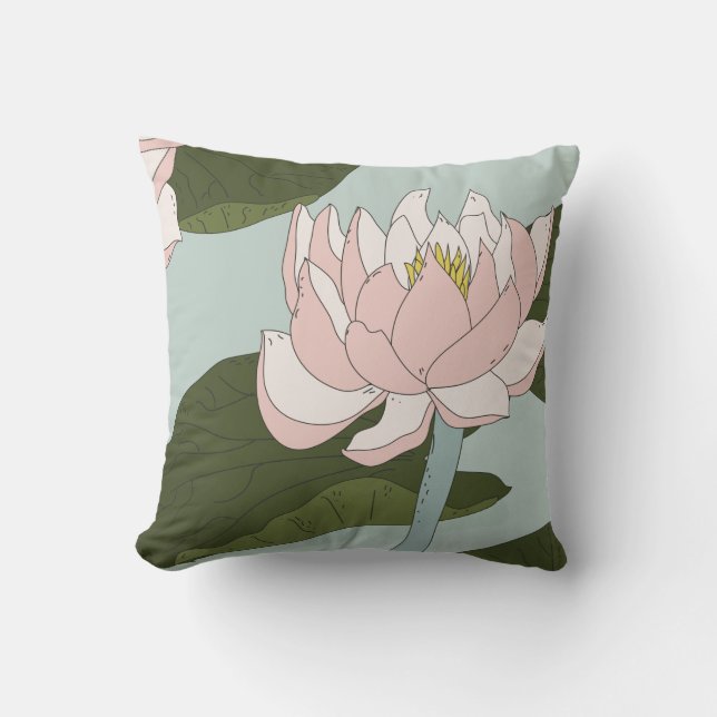 China lily Pond Cushion (Front)