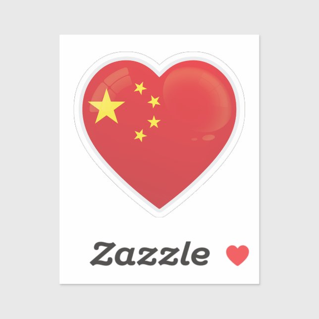 China Love Flag (Sheet)