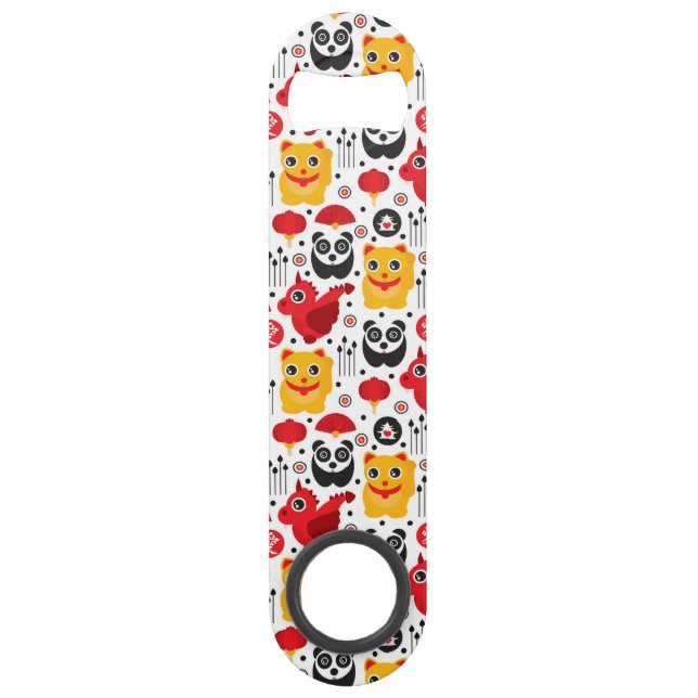 China lucky cat, dragon, and panda (Front)