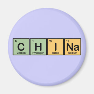 China made of Elements Magnet