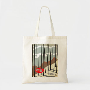 China Magical Winter Forest Tote Bag