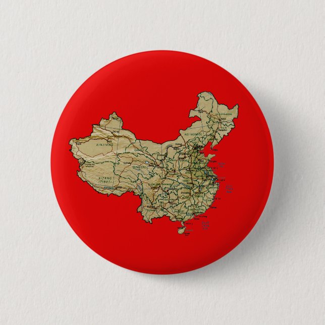 China Map Button (Front)