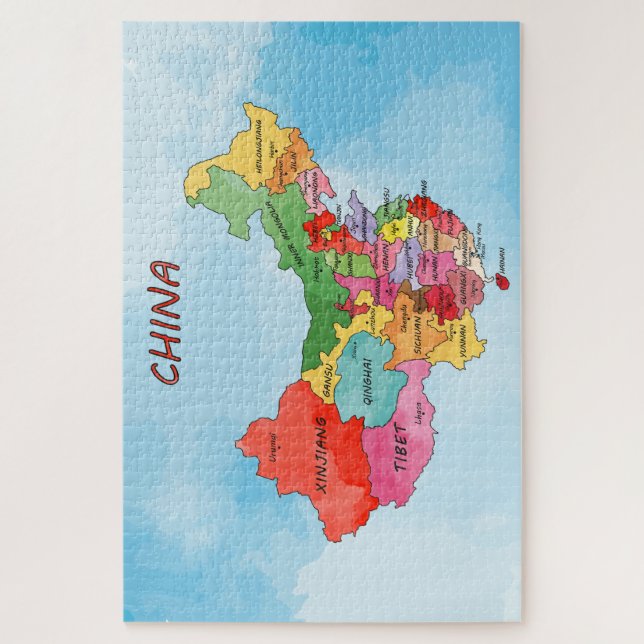 China Map jigsaw puzzle (Vertical)