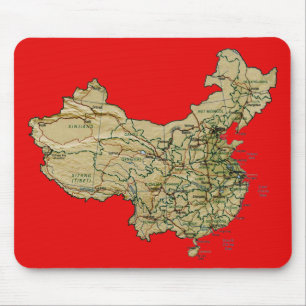 China Map Mousepad