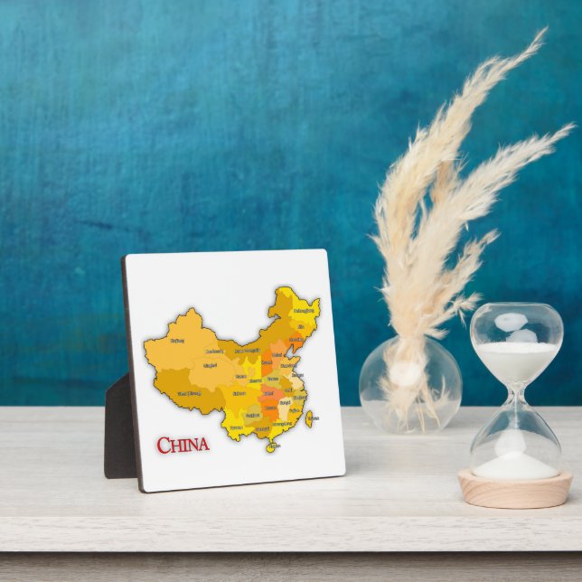 China map   plaque (Insitu)