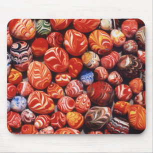 China, Ming Tombs, Painted Glass Souvenirs Mouse Pad