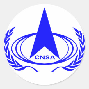 China National Space Administration  - CNSA Classic Round Sticker