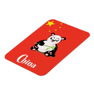 China Panda travel poster. Magnet