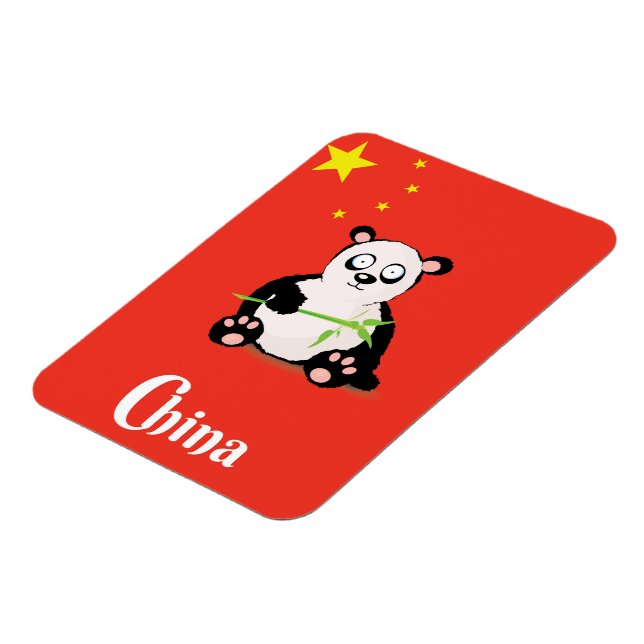 China Panda travel poster. Magnet (Left Side)
