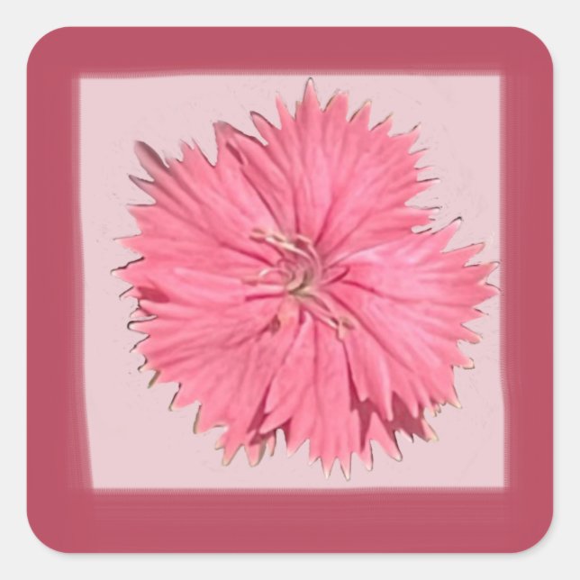 China Pink Sticker (Front)