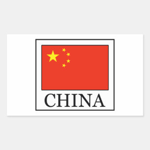 China Rectangular Sticker