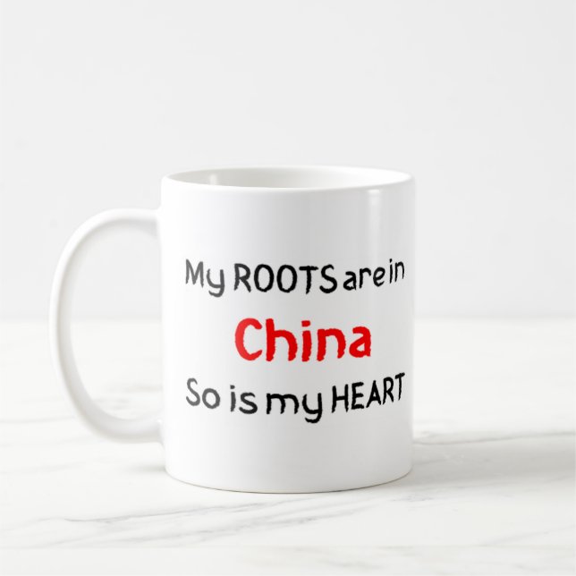 china roots coffee mug (Left)
