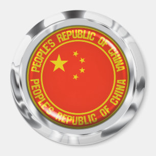China Round Emblem Magnet