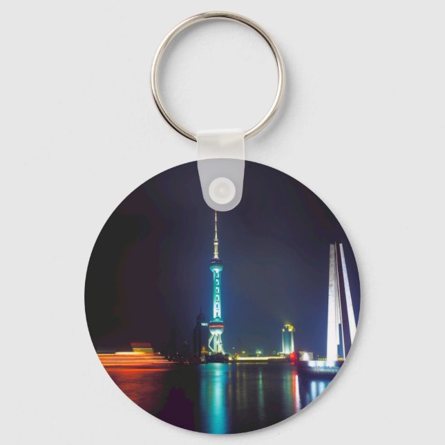 China Shanghai Oriental Pearl Tower Key Ring (Front)