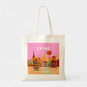 China Shanghai Travel Art Tote Bag