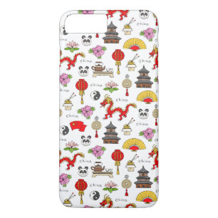 China Symbols Pattern Case-Mate iPhone Case