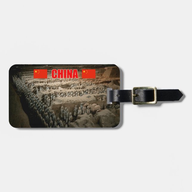 CHINA Terracotta Army Luggage Tag (Front Horizontal)