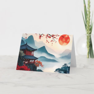 China Thank You Card