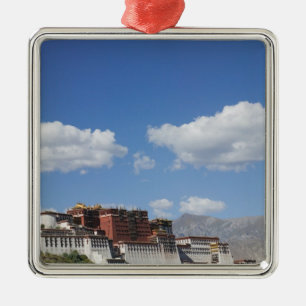 China, Tibet, Lhasa, Potala Palace Metal Tree Decoration