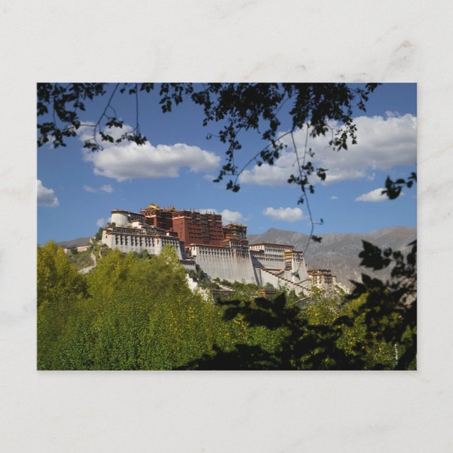 China, Tibet, Lhasa, Potala Palace Postcard (Front)