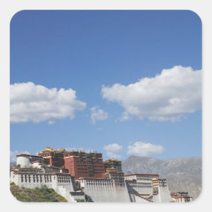 China, Tibet, Lhasa, Potala Palace Square Sticker
