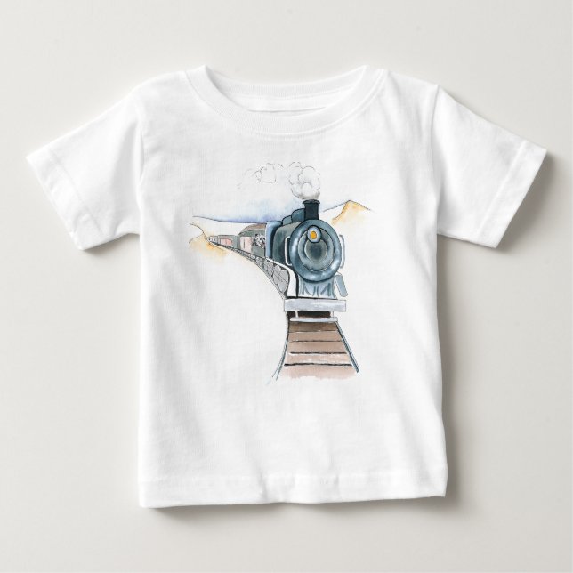 China Train Infant T Baby T-Shirt (Front)