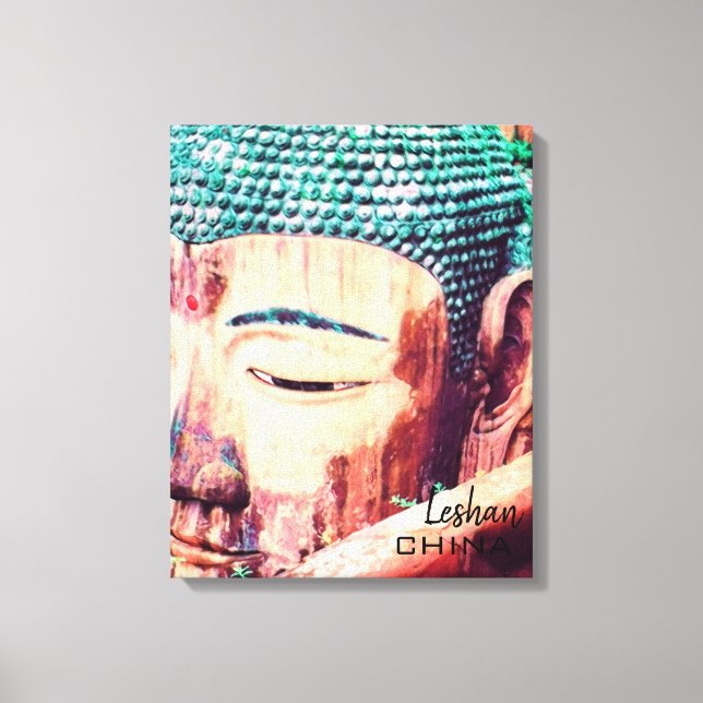 China travel Leshan Giant Buddha Canvas Print (Front)