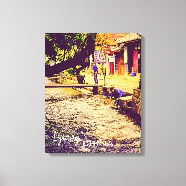 China travel Lijiang Yunnan Province Canvas Print (Front)
