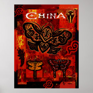 China Travel Poster 20x26