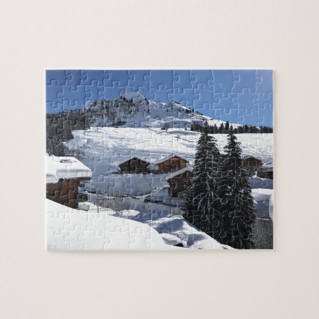 Chinaillon, French Alps Jigsaw Puzzle (Horizontal)