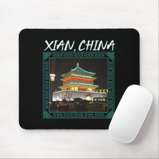 China's Ancient Xian Bell Tower Mouse Pad