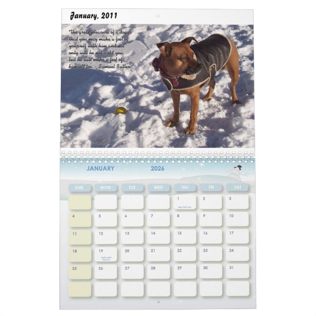China's Dog Days 2011 Calendar (Jan 2026)