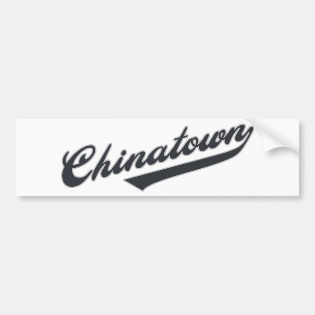 Chinatown Bumper Sticker (Front)