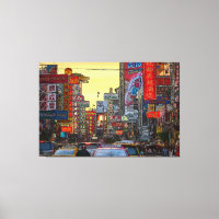Chinatown in Bangkok Thailand - Altered Photo