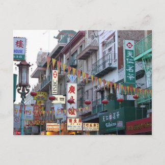 Chinatown in San Francisco Postcard