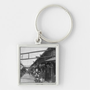 Chinatown in Shanghai, late 19th century Key Ring
