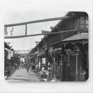 Chinatown in Shanghai, late 19th century Mouse Pad