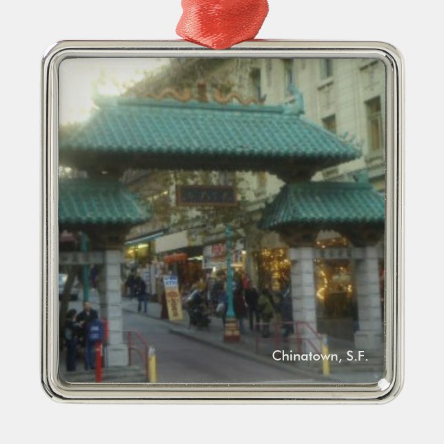 ChinaTown Metal Tree Decoration (Front)