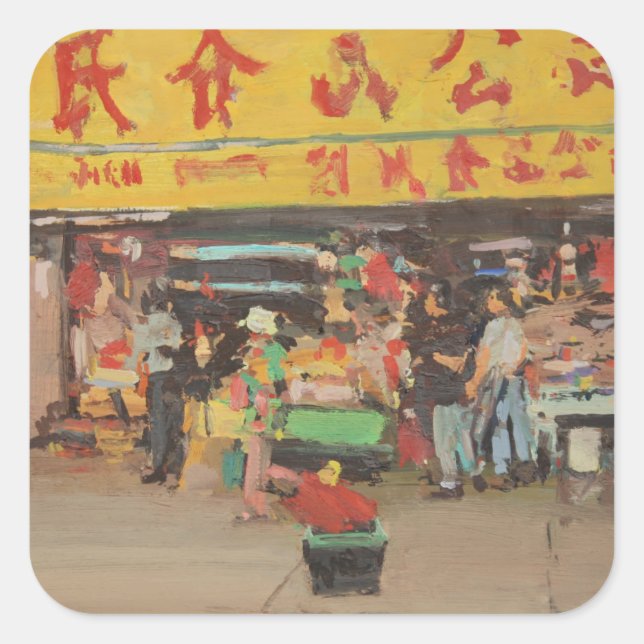 Chinatown New York 2012 Square Sticker (Front)