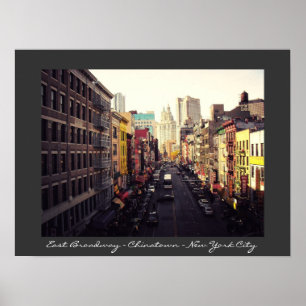 Chinatown  - New York City Poster