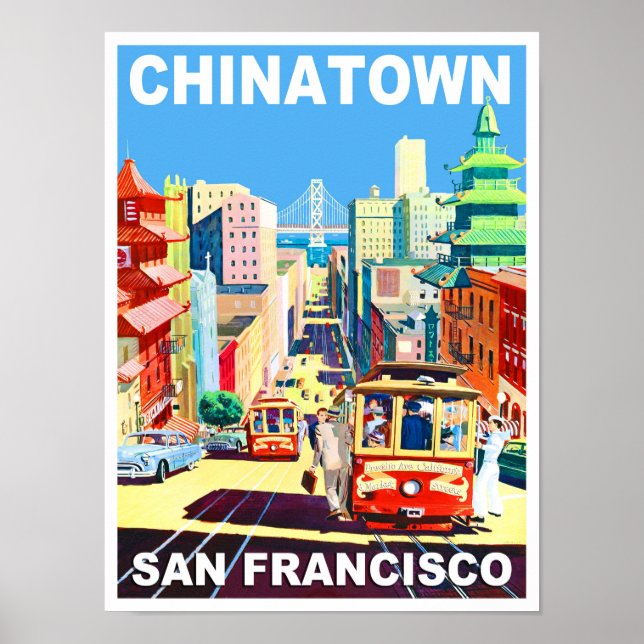 Chinatown San Francisco Poster (Front)