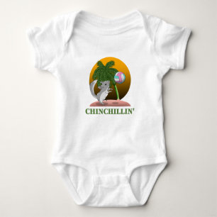 Chinchilla Chinchillin' Baby Bodysuit