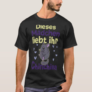 Chinchilla Cute Saying Dust Pet Rodent 42 T-Shirt