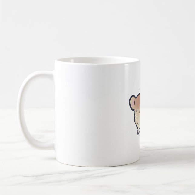 Chinchilla Family Cuddle Coffee Mug (Left)