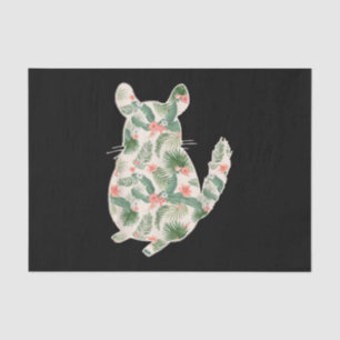 Chinchilla Flower Girl Print Floral Hawaiian Women Tissue Paper